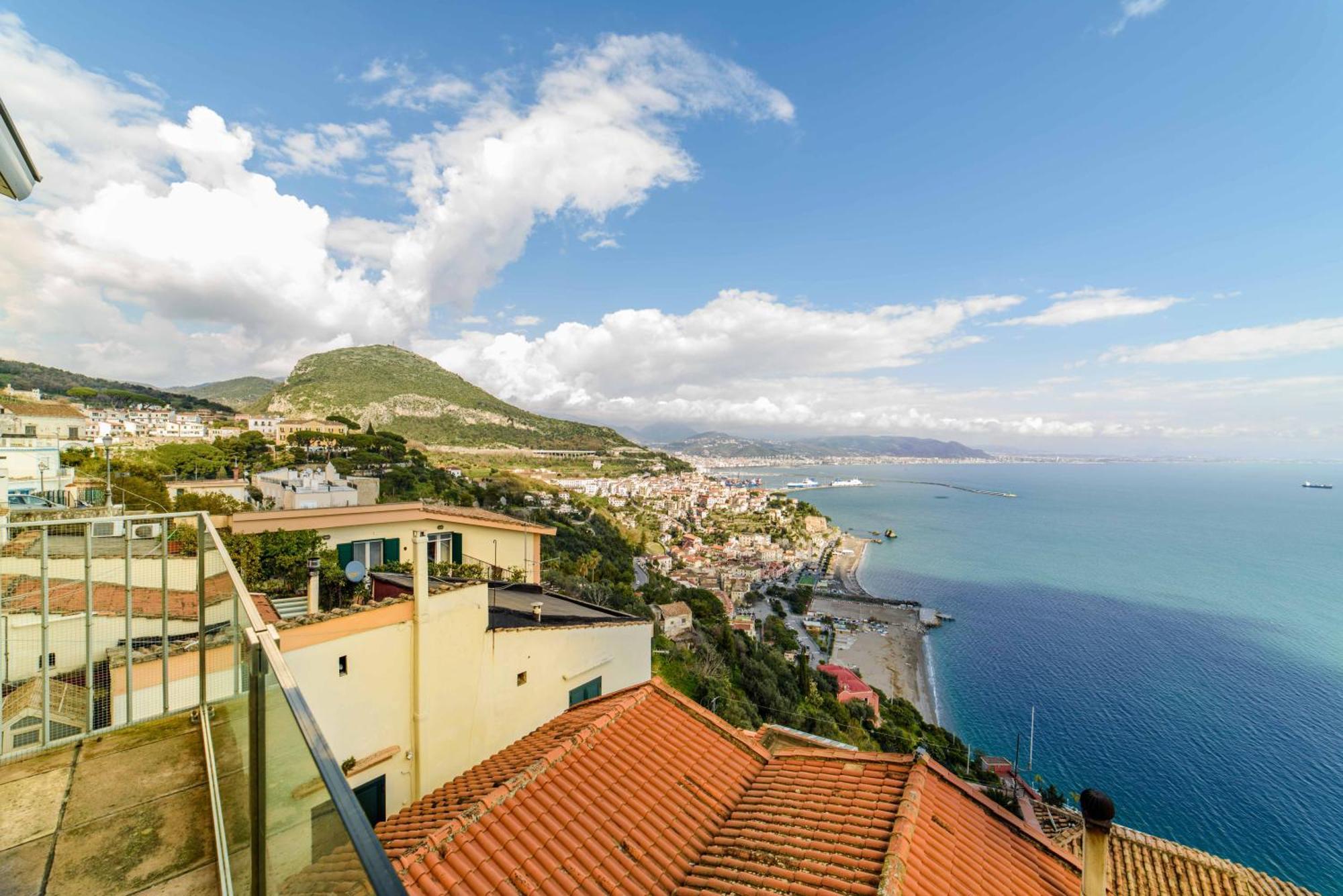 Вилла Panoramic Amalfitan Coast Hideaway Виетри Экстерьер фото